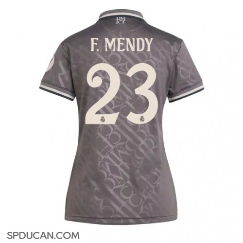 Zenski Nogometni Dres Real Madrid Ferland Mendy #23 Rezervni 2024-25 Kratak Rukav